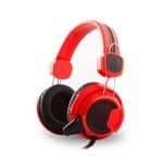 Rampage Snopy Casque Gaming avec microphone Rouge
