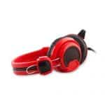 Rampage Snopy Casque Gaming avec microphone Rouge – Image 3