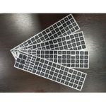 Autocollant de clavier d'ordinateur portable de très Haute qualité Noir