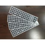 Autocollant de clavier d'ordinateur portable de très Haute qualité Noir – Image 3