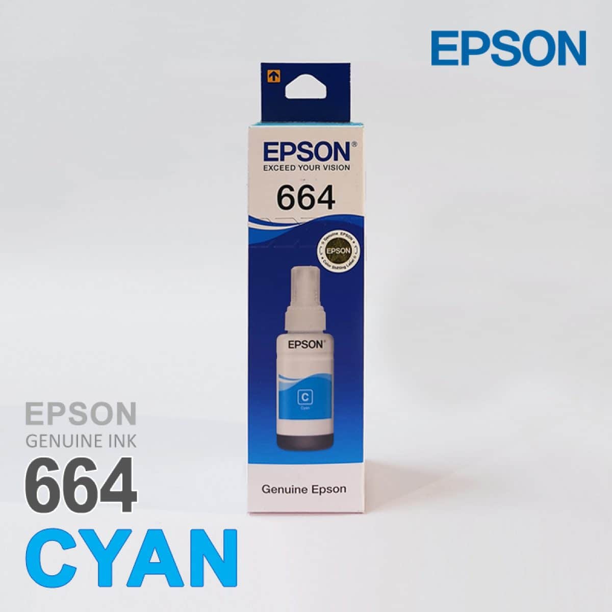 Bouteille d’encre original Epson 664 Cyan – Image 2