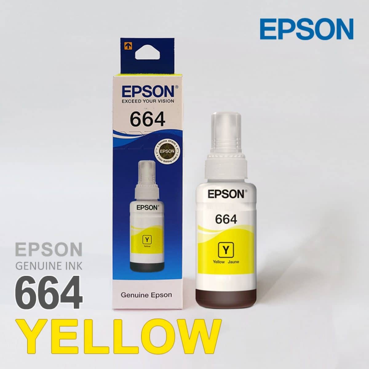 Bouteille d’encre original Epson 664 Yellow – Image 3