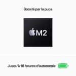 MacBook Air 13 Pouces (Puce M2) 8Go RAM 256Gb SSD – Image 4