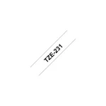 Brother TZE231 CASSETTE A RUBAN NOIR/BLANC 12mm – Image 3