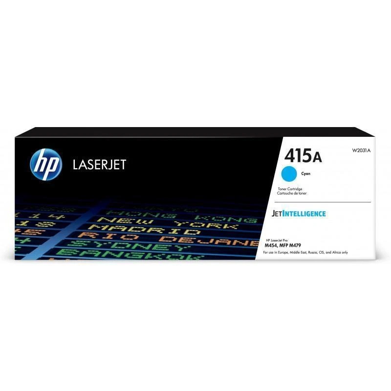 12289-hp-415a-toner-original-cya Toner Hp W2031A 415A Original Cyan – Image 1