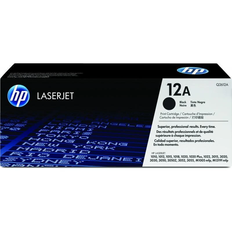 12319-hp-12a-cartouche-de-toner-1-pieces-original-noir-Q2612A-linksolutions-ma Toner Hp Q2612A 12A Original Noir – Image 1