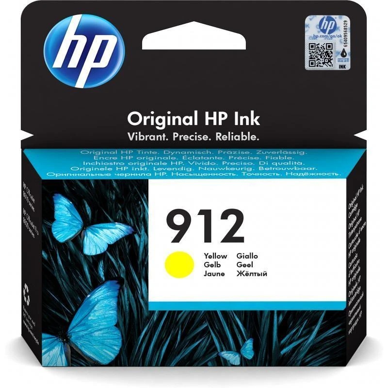 12383-hp-912-cartouche-d-encre-j Cartouche Hp 3YL79AE 912 Jaune Authentique – Image 1