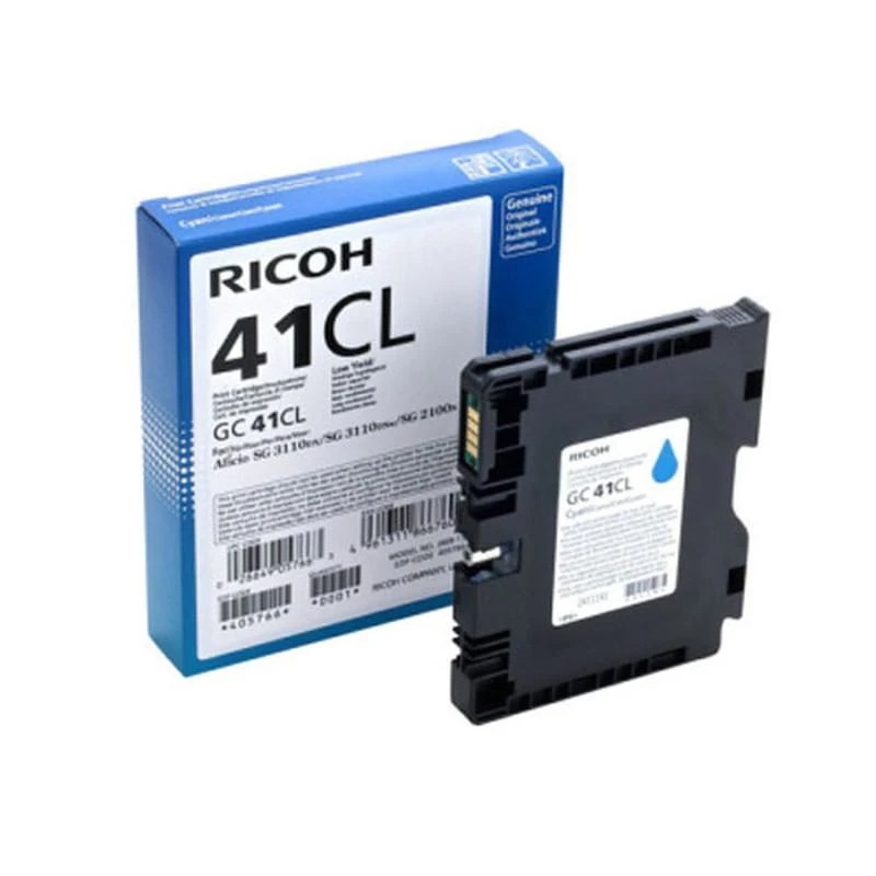 12946-ricoh-ink-gc41-cy-aficio-s Toner Ricoh 405766 INK GC41 CY Aficio SG 2100 N/SG 3110/SG 2110 N/SG 7100DN – Image 1