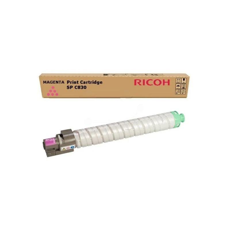 12959-toner-pour-ricoh-sp-c830-m Toner Ricoh 821187 Pour SP C830 Magenta – Image 1