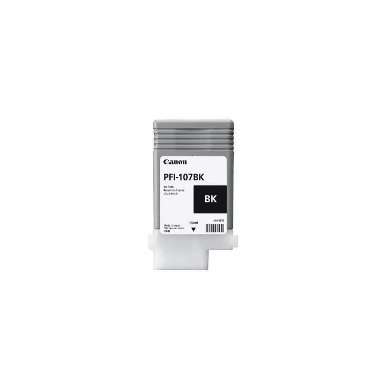 13633-canon-pfi-107bk-cartouche Cartouche Canon 6705B001AA PFI-107BK Original Noir – Image 1
