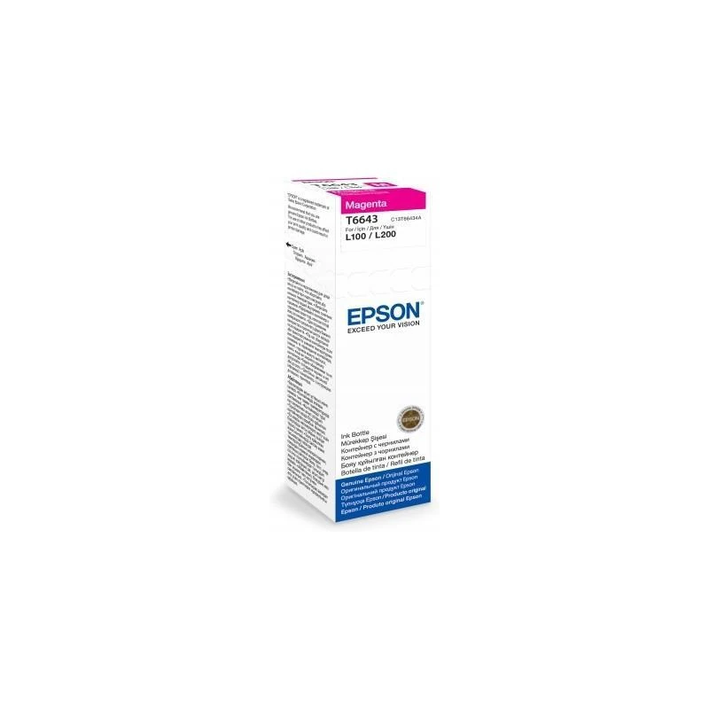 14310-epson-t6643-magenta-ink-bottle-70ml-C13T66434A-linksolutions-ma Cartouche Epson C13T66434A T6643 Magenta Ink Bottle 70ml – Image 1