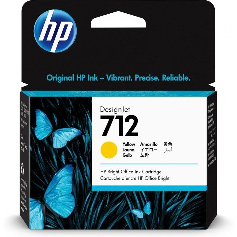 16254-hp-712-29ml-yellow-cartouc Cartouche Hp 3ED69A 712 29ml Yellow – Image 1