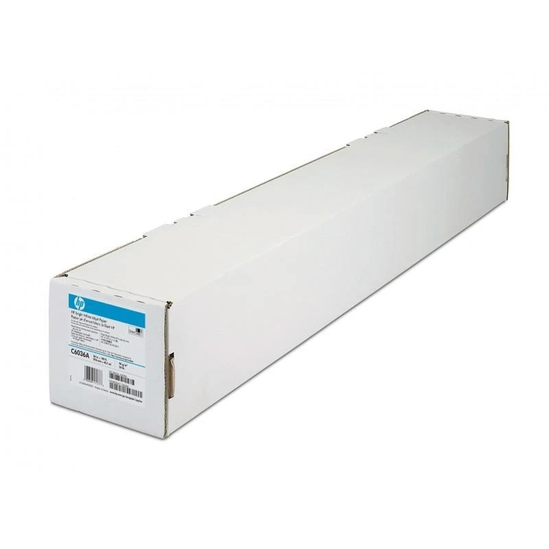 16264-hp-bright-white-inkjet-pap Hp C6036A Bright White Paper-914 Mm X 45.7 M – Image 1