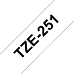 Brother TZe251 Ruban Noir TZE251 Blanc 24mm – Image 3
