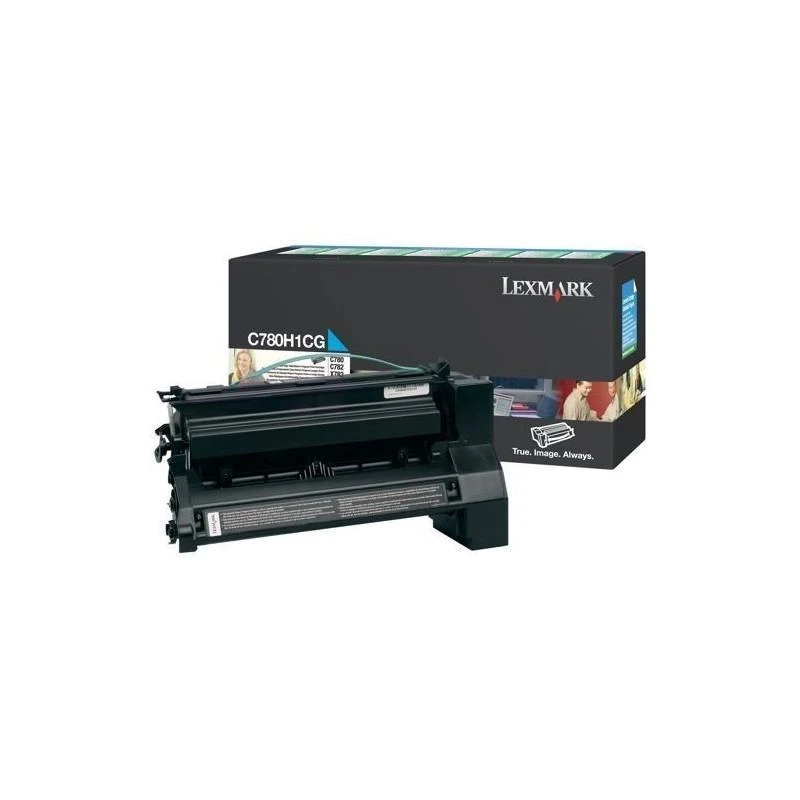 1808-c780-c782-cart-toner-cyan-C780H1CG-linksolutions-ma Toner Lexmark C780H1CG C780 C782 Cyan Haute Capacite (10K) – Image 1