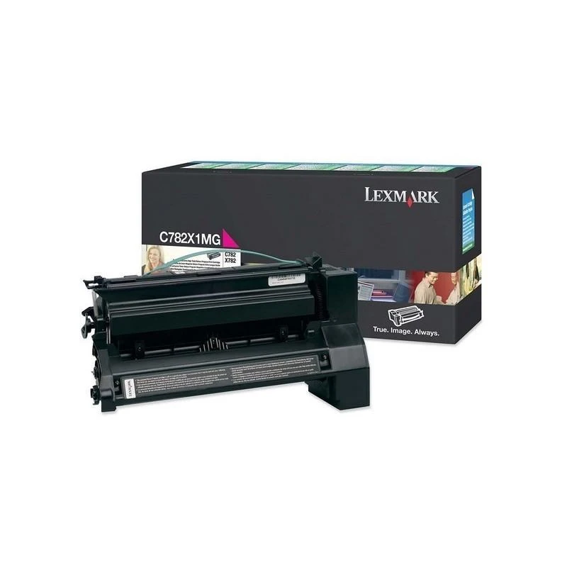 1813-c782-cart-toner-magenta-C782X1MG-linksolutions-ma Toner Lexmark C782X1MG C782 Magenta Tres Haute Capacite (15K) – Image 1
