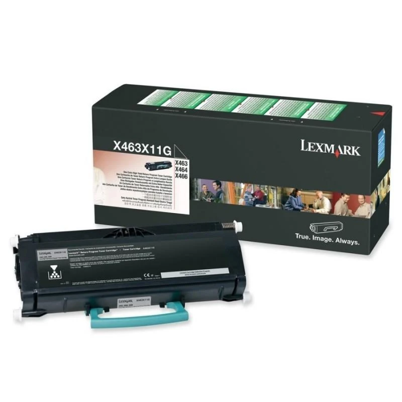 1851-x463x464x466-cart-return-programme-tres-hte-capa15k-X463X11G-linksolutions-ma Toner Lexmark X463X11G X463,X464,X466 Noir Tres Haute Capacite (15K) – Image 1