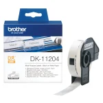 Brother DK11204 DK-11204 Rouleau D’etiquettes Original – Noir Sur Blanc 17 X 54 Mm