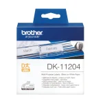 Brother DK11204 DK-11204 Rouleau D’etiquettes Original – Noir Sur Blanc 17 X 54 Mm – Image 2