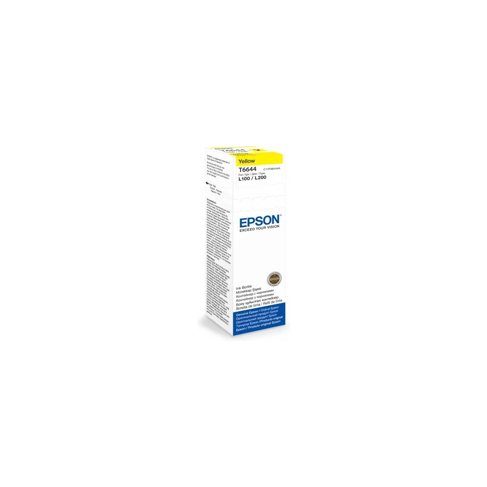 19879-epson-t6644-yellow-ink-bottle-70ml-C13T66444A-linksolutions-ma Cartouche Epson C13T66444A T6644 Yellow Ink Bottle 70ml – Image 1