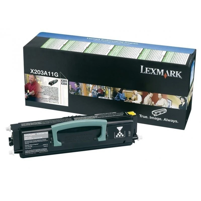 3035-x203n-x204n-cartouche-de-toner-return-program-noir-25k-X203A11G-linksolutions-ma Toner Lexmark X203A11G X203n X204n Noir (2,5K) – Image 1