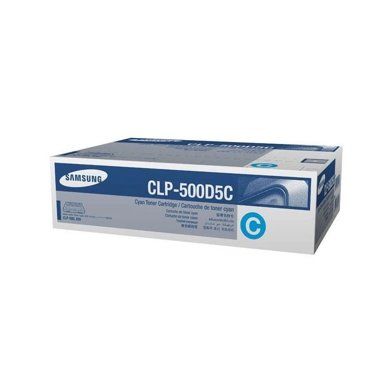 4100-toner-samsung-500d5c-cyan-clp-500d5c-see-CLP-500D5CSEE-linksolutions-ma Toner Samsung CLP-500D5C/SEE 500D5C Cyan – Image 1