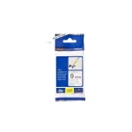 Brother TZeFX221 Noire Sur Blanc Laminat 9mm X 8m – Image 2
