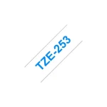 Brother TZe253 Bleue Sur Blanc Laminat 24mm X 8m – Image 2