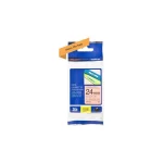 Brother TZeB51 Noire Sur Orange Laminat 24mm X 5m – Image 2