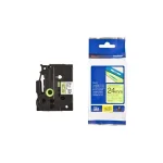 Brother TZeC51 Noire Sur Jaune Laminat 24mm X 5m – Image 2