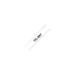 Brother TC291 P-Touch Noire Sur Blanc 9mm X 7m