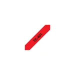 Brother TC401 P-Touch Noire Sur Rouge 12mm X 7m