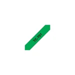 Brother TC701 P-Touch Noire Sur Vert 12mm X 7m