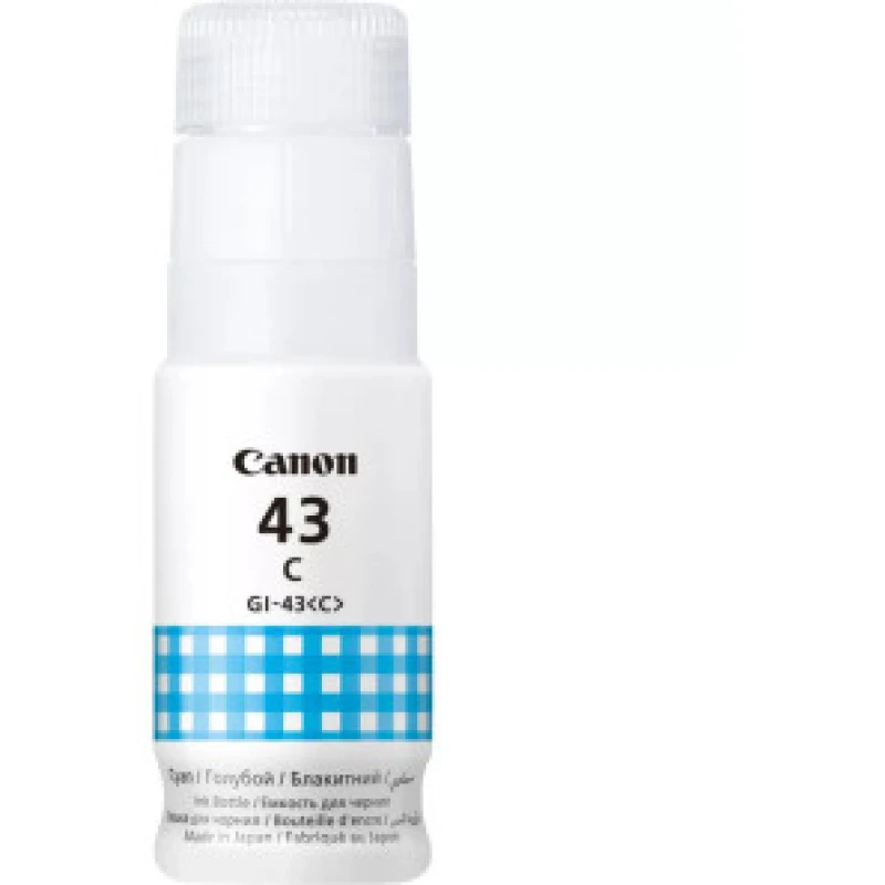 bouteille-d-encre-canon-gi-43c-cyan-origine-4672c001aa-linksolutions Bouteille d’encre Canon GI-43C Cyan Origine (4672C001AA) – Image 1