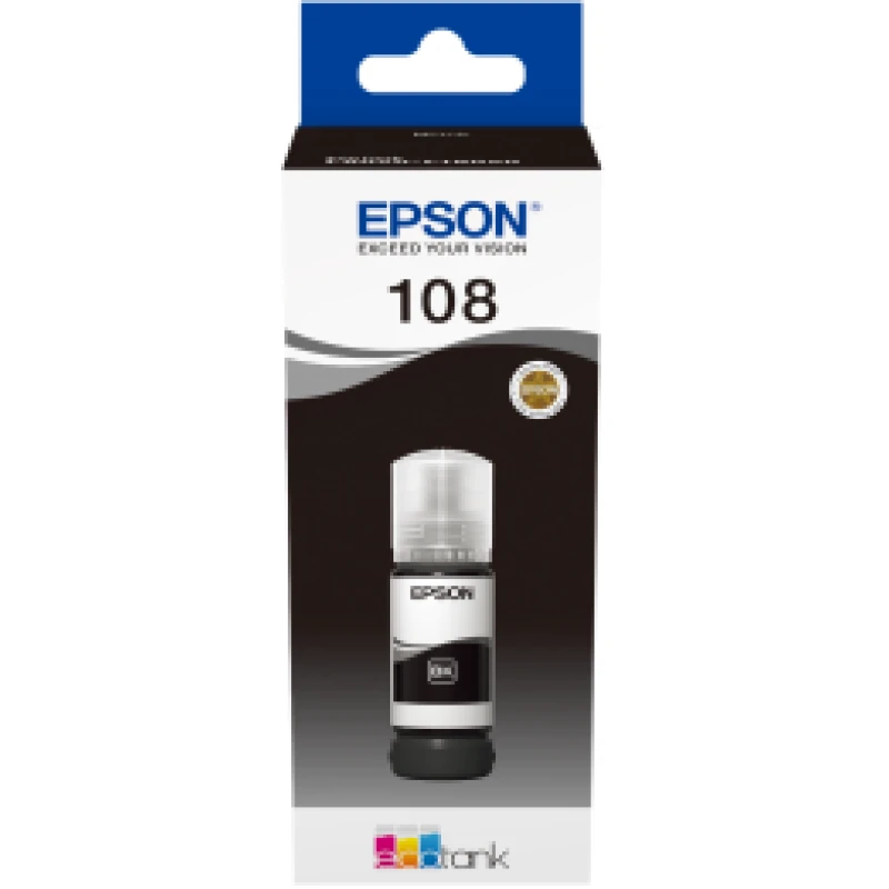 bouteille-d-encre-epson-108-noir-ecotank-origine-c13t09c14a-linksolutions Bouteille d’encre Epson 108 Noir EcoTank Origine (C13T09C14A) – Image 1