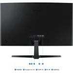 Écran Samsung série D 27 » Curved Full-HD VA 100Hz 4ms GTG Narrow Border Eye-Care (LS27D362GAMXUE) – Image 4