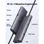 Hub Ugreen USB-C 10-en-1 – Multiports (15601) – Image 5