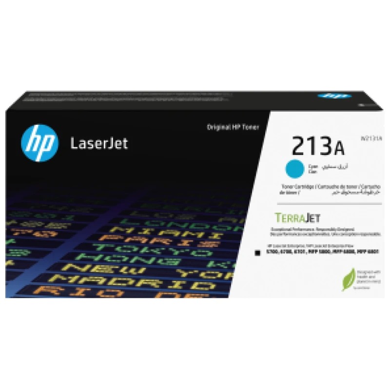 toner-hp-213a-cyan-laserjet-d-or Toner Hp 213A Cyan LaserJet d’origine (W2131A) – Image 1