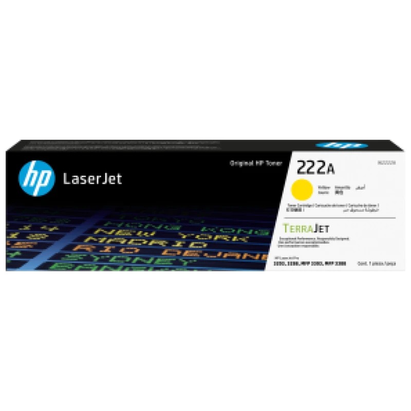 toner-hp-222a-jaune-laserjet-d-o Toner Hp 222A Jaune LaserJet d’origine (W2222A) – Image 1