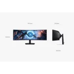 Écran PC Samsung 49″ Série 9 incurvé DQHD 144Hz Smart (LS49FG910EUXEN) – Image 6