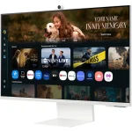 Écran Samsung Smart 4K 32″ Design LifeStyle avec USB-C et caméra (LS32FM801UUXEN) – Image 2