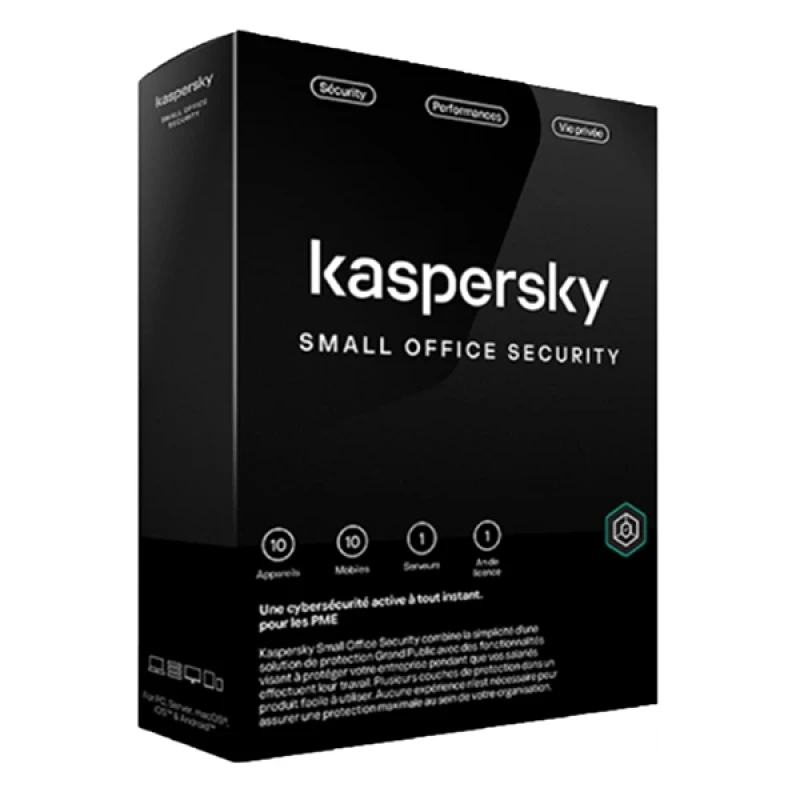 Kaspersky Small Office Security 10 Postes / 1 Serveur (KL45418BKFS-23MAG) – Image 1