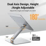 UGREEN Support Ordinateur Portable Réglable en Alliage Aluminium Pliable 40291 – Image 5