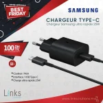 Samsung EP-TA800XBEGWW Chargeur Ultra Rapide 25W EP-TA800 Noir – Image 5