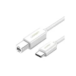 Câble Ugreen 40560 Cable USB 1m USB-C 2.0 To USB-B Blanc