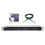 Serveur Qnap TL-R400S Boîtier De Disques De Stockage NAS RACK De 4 BAIES – Image 2