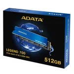Interne SSD Adata ADA_ALEG-700-512GCS Disque Dur 512Go LEGEND 710 M.2 SSD 2280 Interne – Image 2