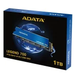 Interne SSD Adata ADA_ALEG-700-1TCS Disque Dur 1To LEGEND 710 M.2 SSD 2280 Interne – Image 2