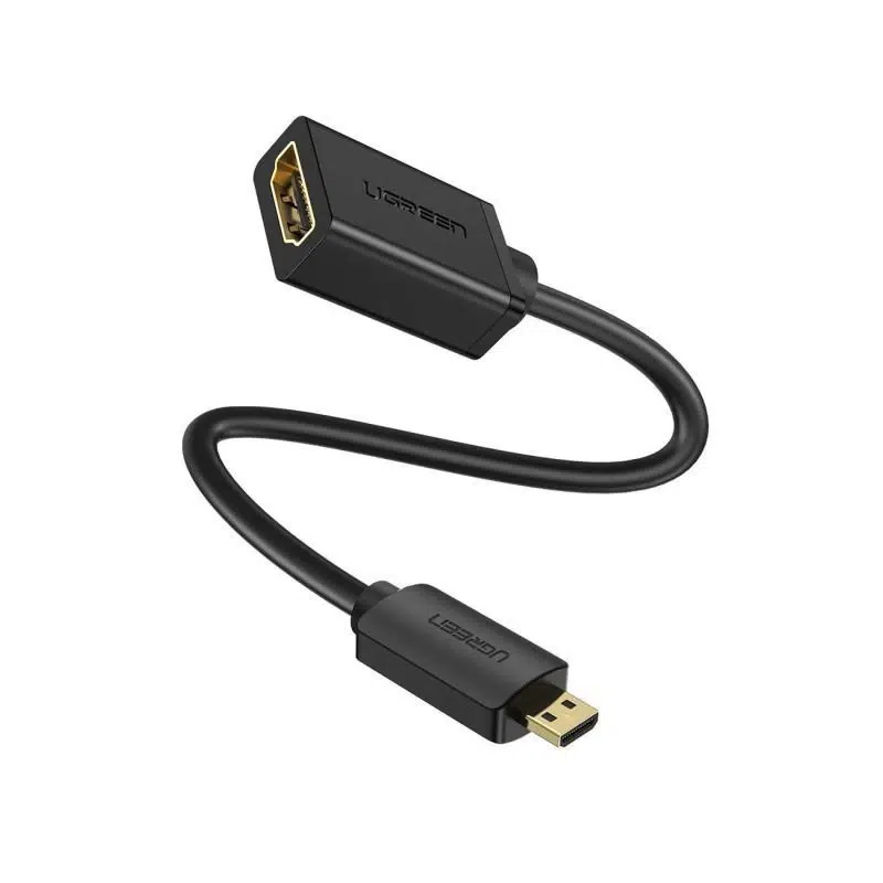 18596-ugreen-20134-cable-hdmi-01-m-hdmi-type-d-micro-hdmi-type-a-standard-noir-20134-linksolutions-ma Câble Ugreen 20134 CableMicro HDMI Vers HDMI Female – Image 1