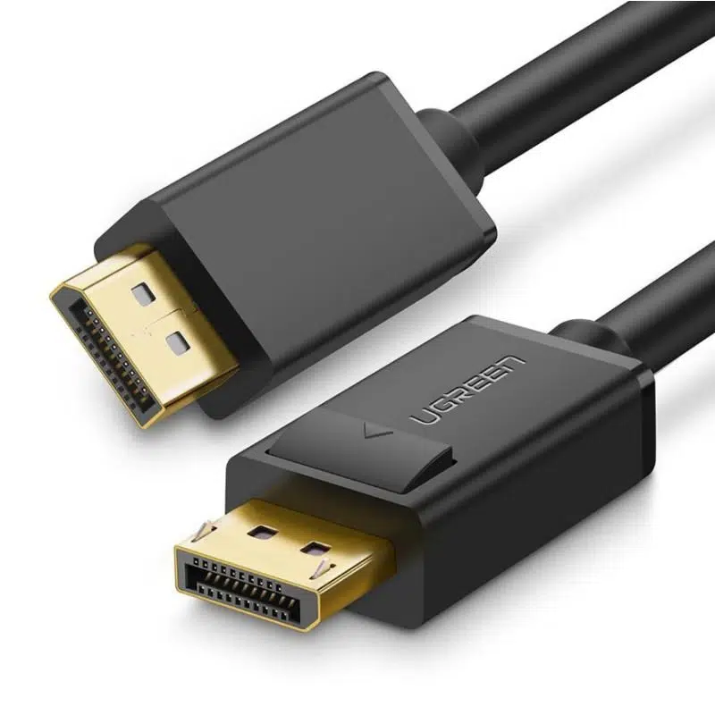 18614-ugreen-10245-cable-displayport-15-m-noir-10245-linksolutions-ma Câble Ugreen 10245 CableDisplayPort 1.2 Mâle Vers Mâle 1.5M – Image 1